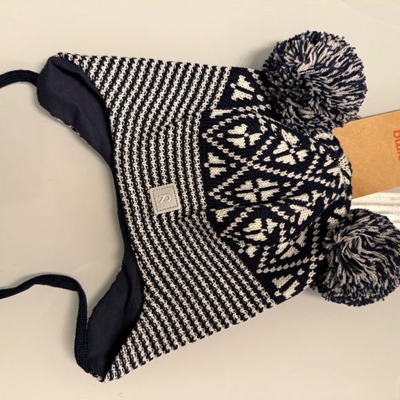 Reima Kuuru Hat – Kids Knit Winter Beanie with Pom-Poms - Picture 3 of 11